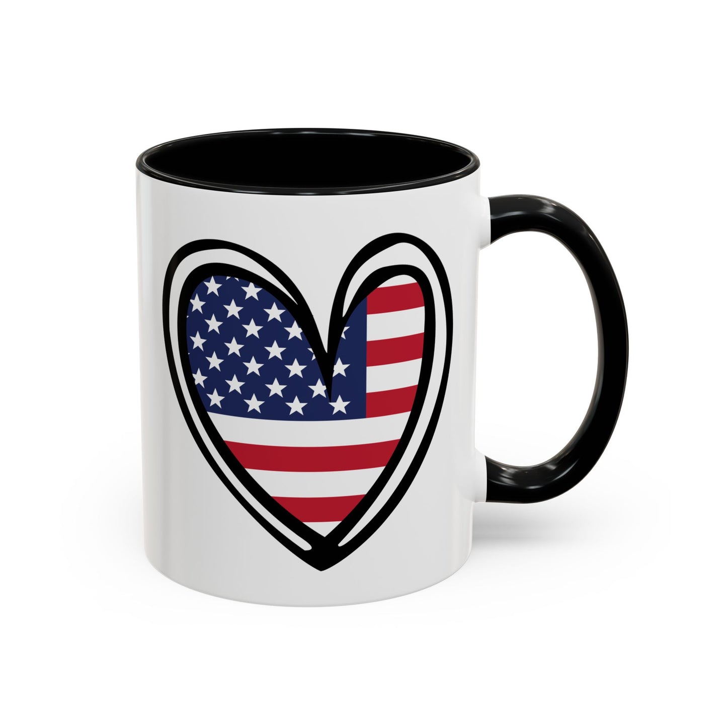 4th of July - Heart Flag