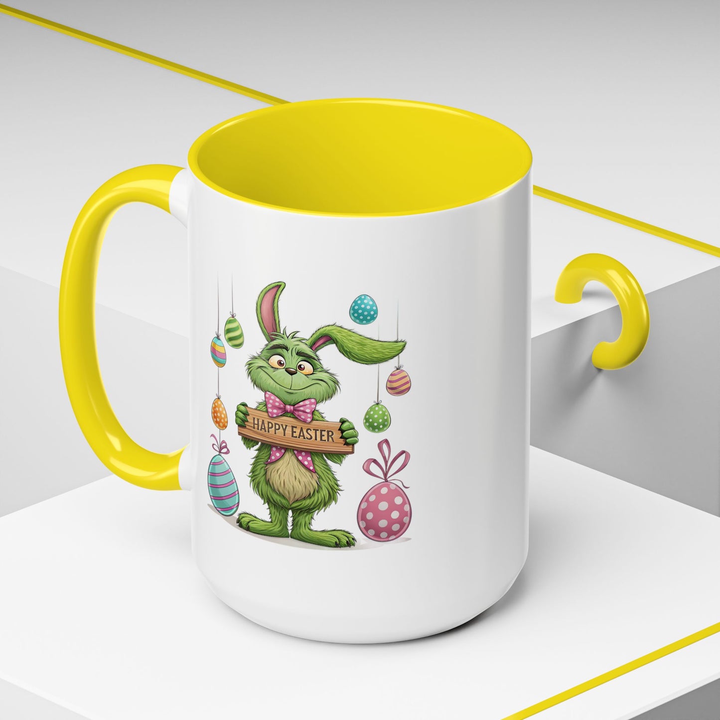 Easter Mug - Green Bunny