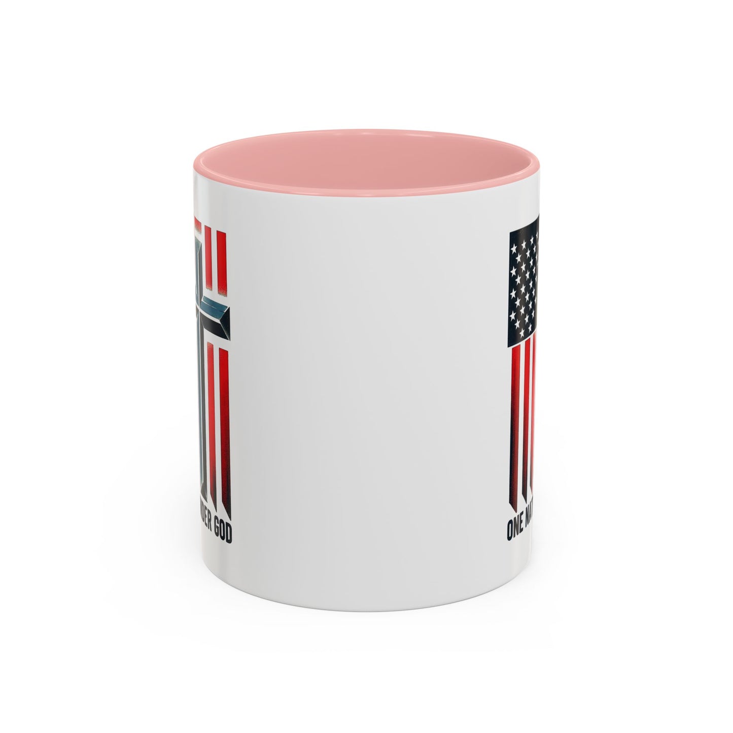 Religious Mug - One Nation Flag Cross