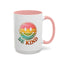 Motivation Mug - Retro Smiley Face Be Kind