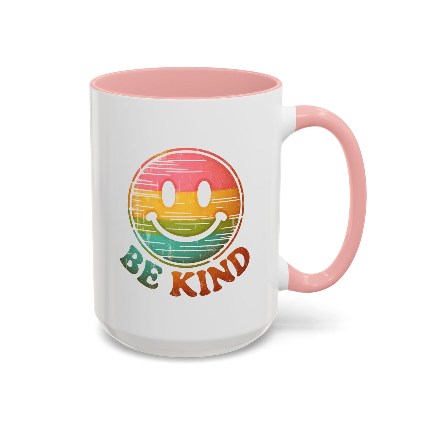 Motivation Mug - Retro Smiley Face Be Kind