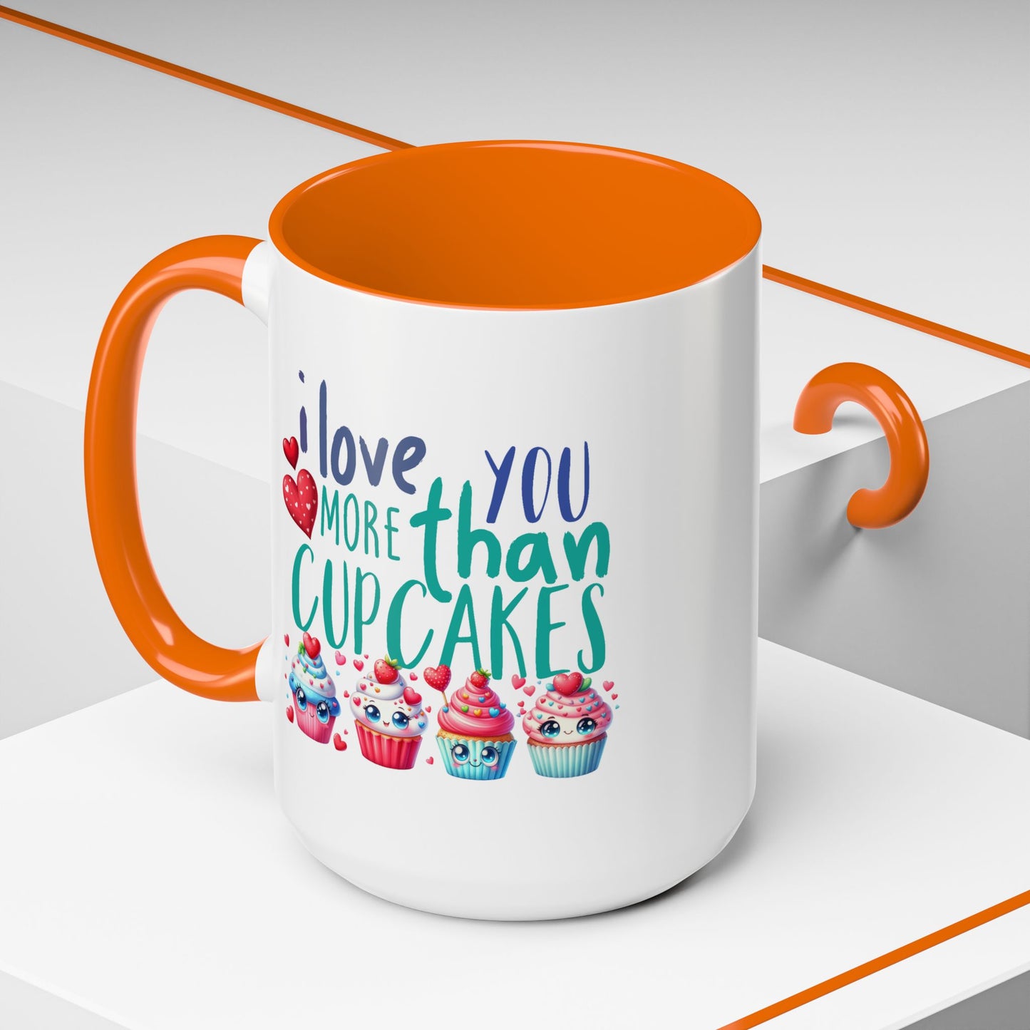 Anniversary Mug - I Love You More Than Cupcakes