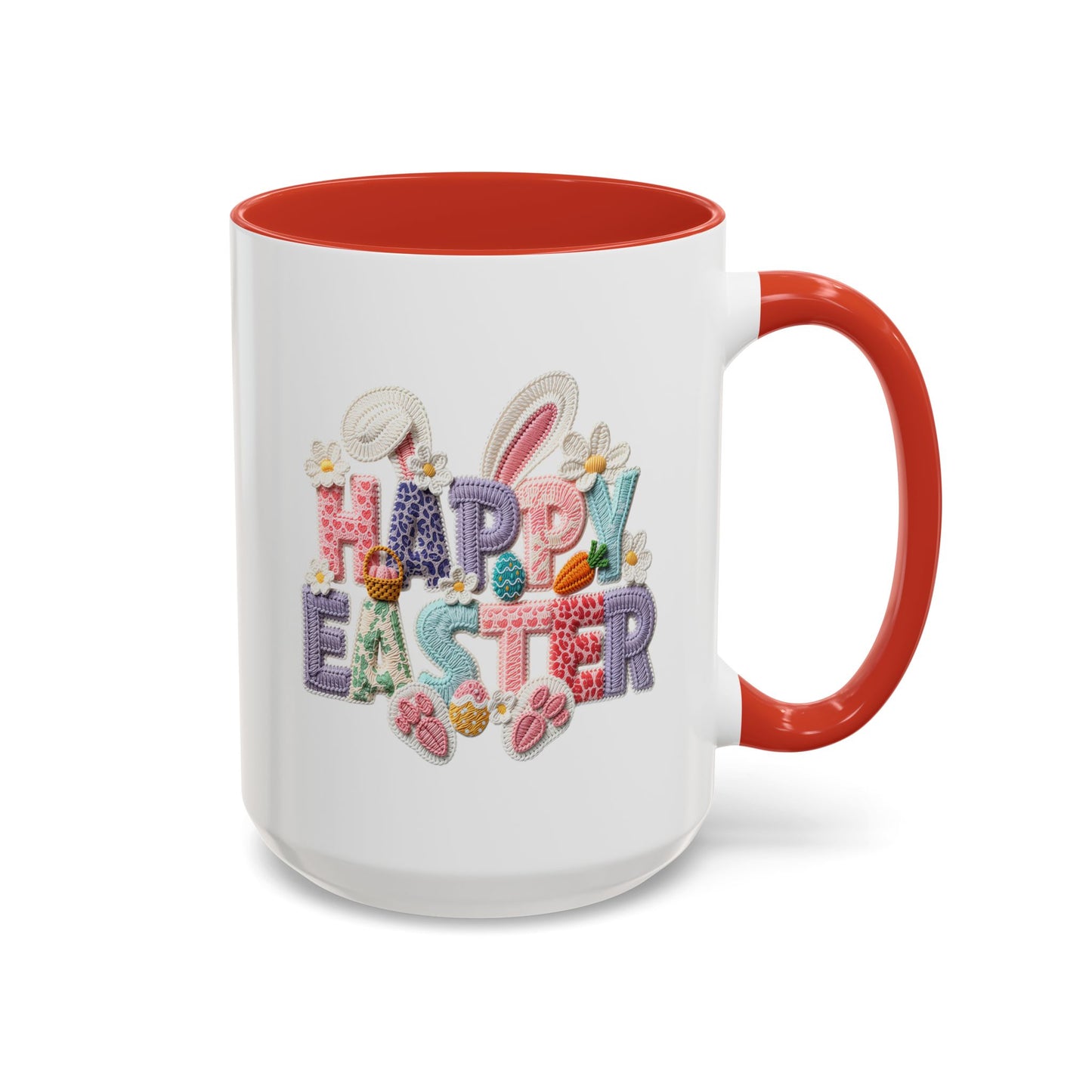 Easter Mug - Happy Easter Latch Yarn
