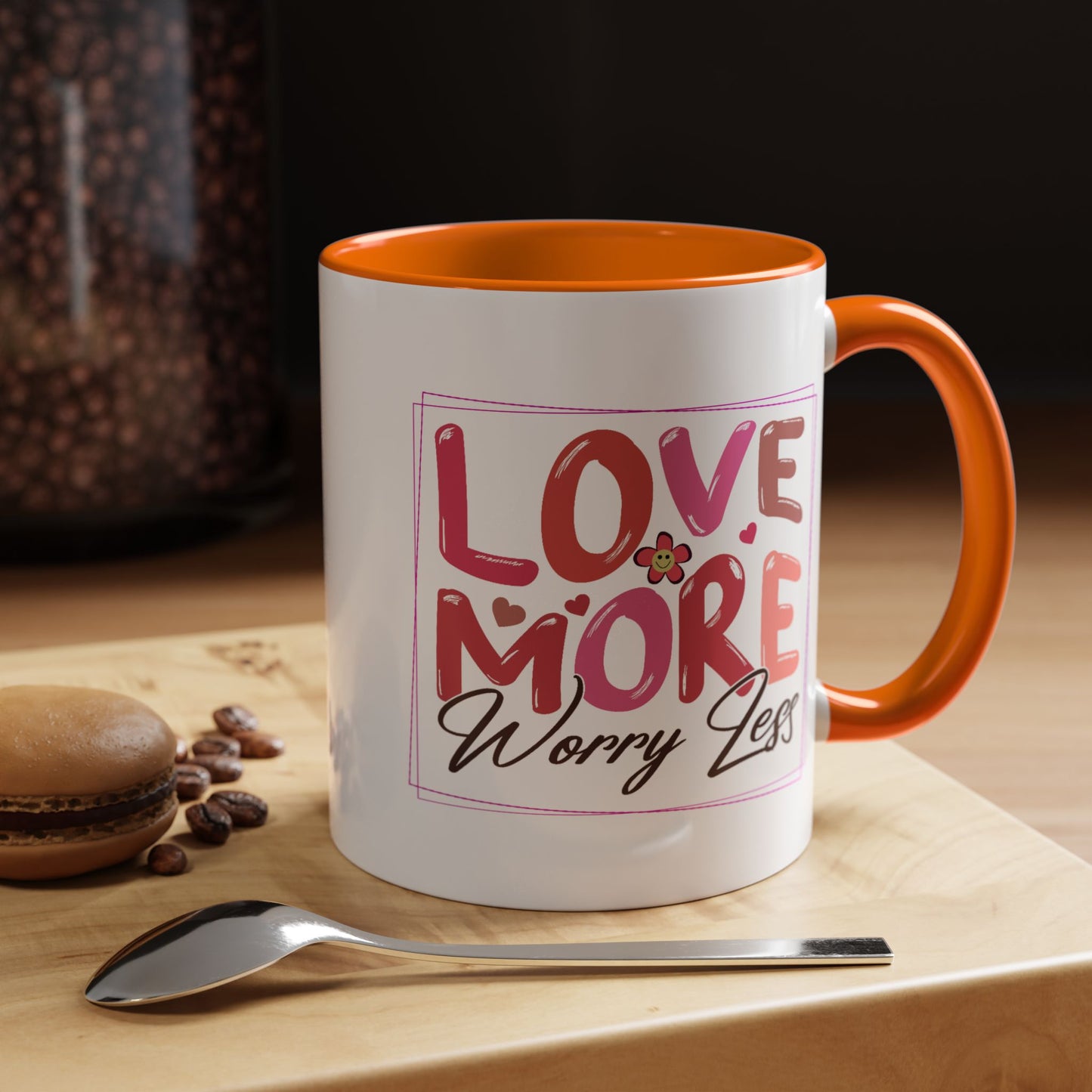 Wellness Mug - Love More Worry Less Frame