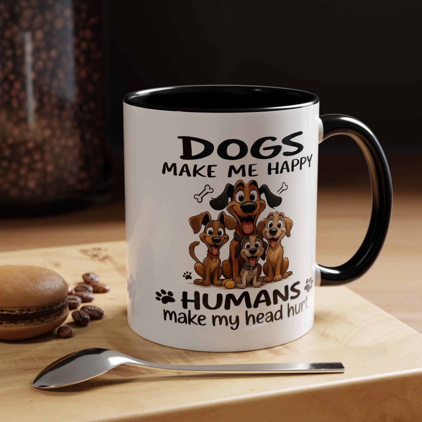 Animal Mug - Dogs Make Me Happy