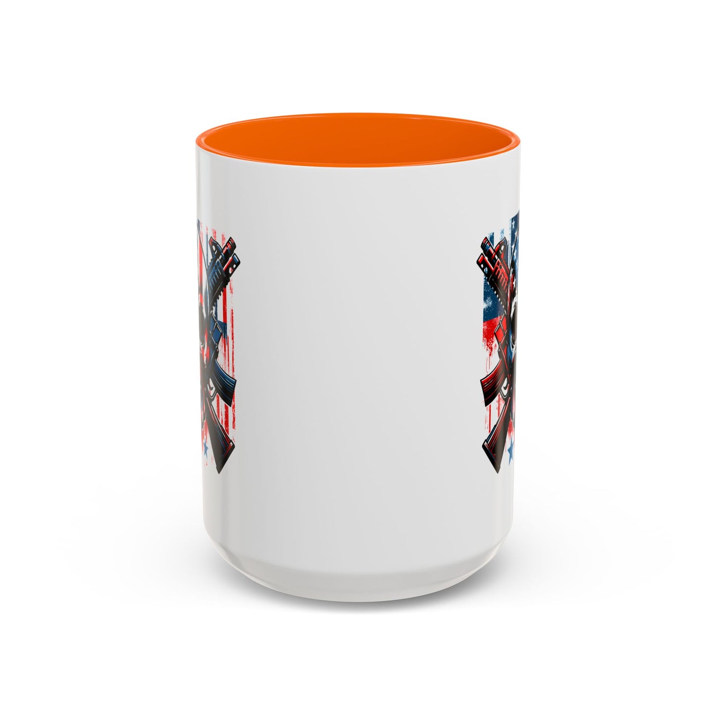 4th of July Mug - Skull With American Flag