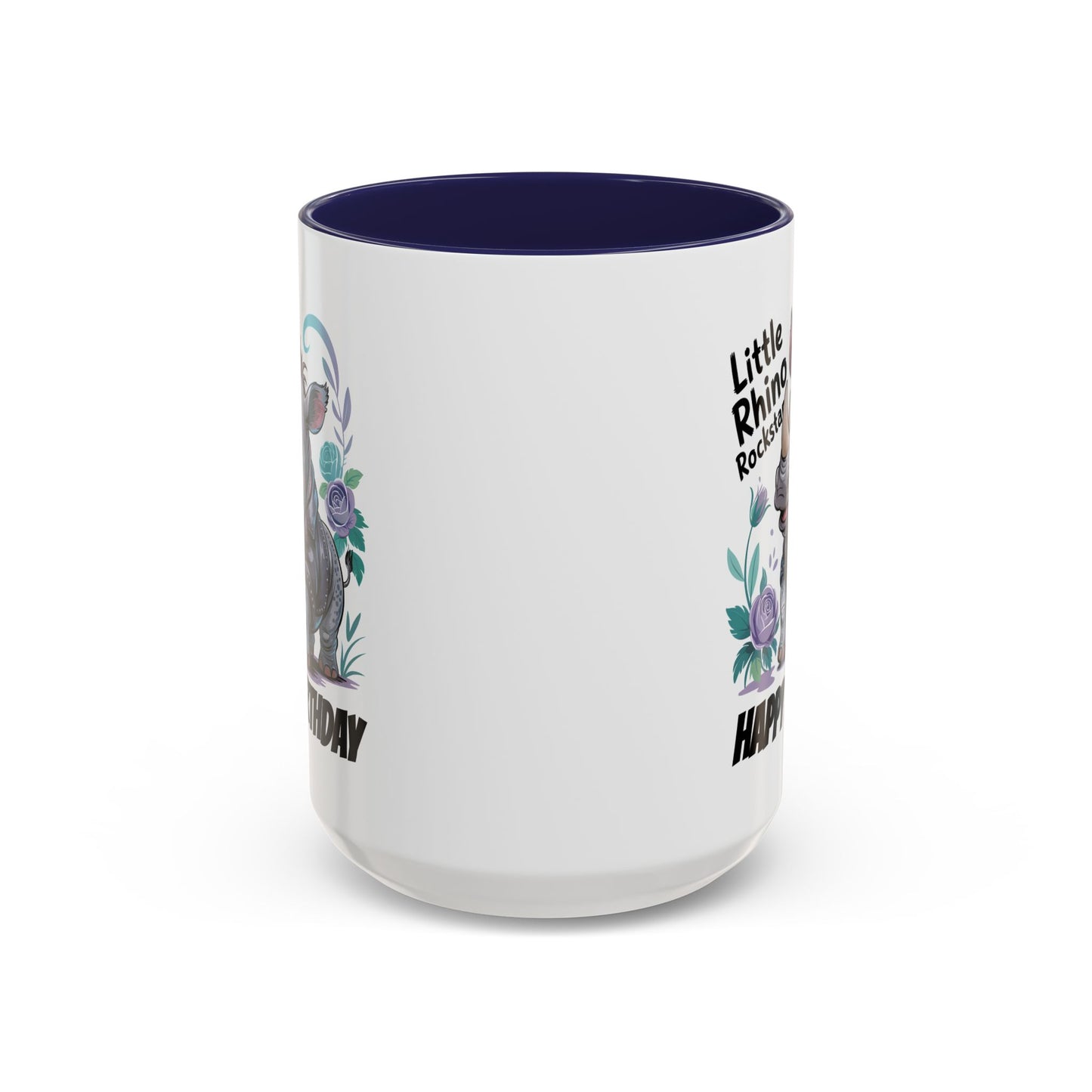 Birthday Mug - Happy Birthday Little Rhino Rockstar