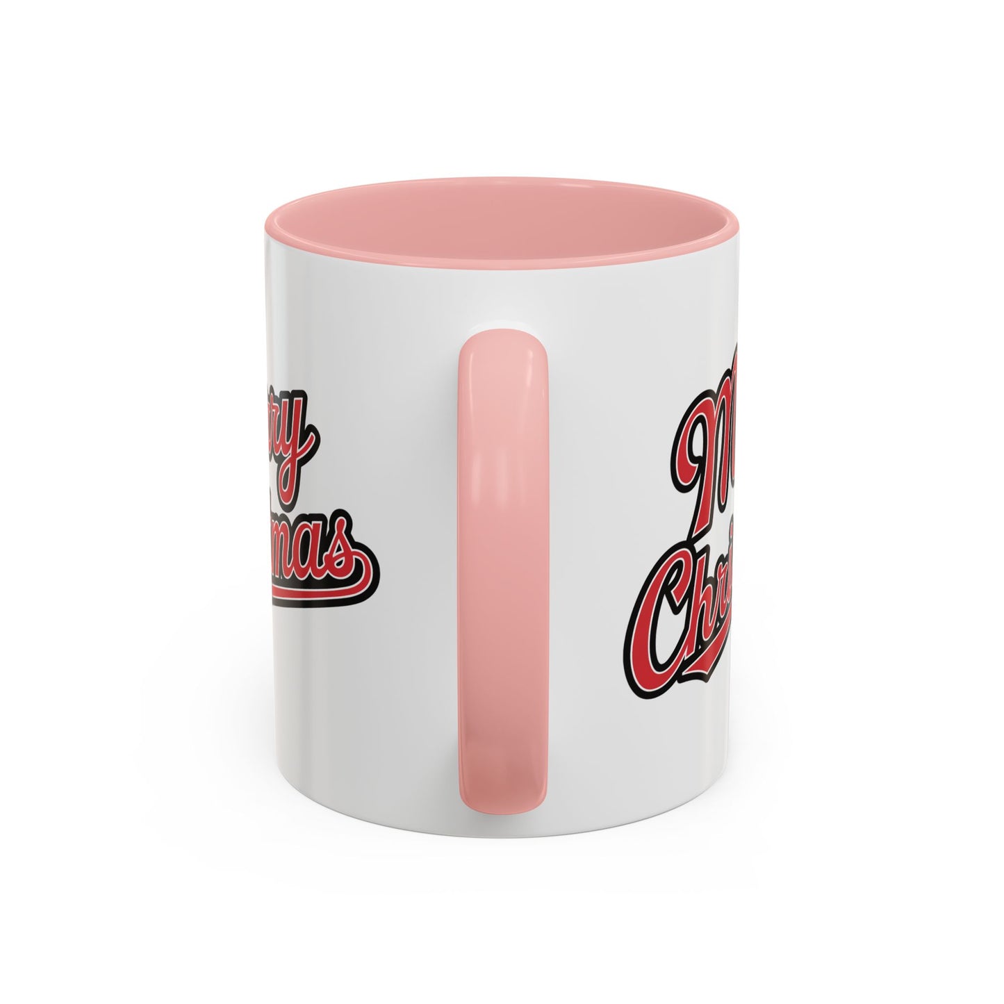 Christmas Mug - Merry Christmas Red & Black Baseball Text