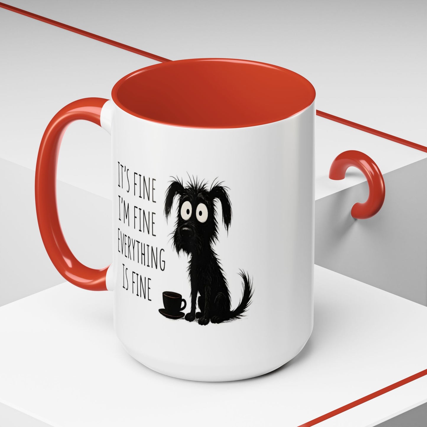 Animal Mug - It's Fine, I'm Fine