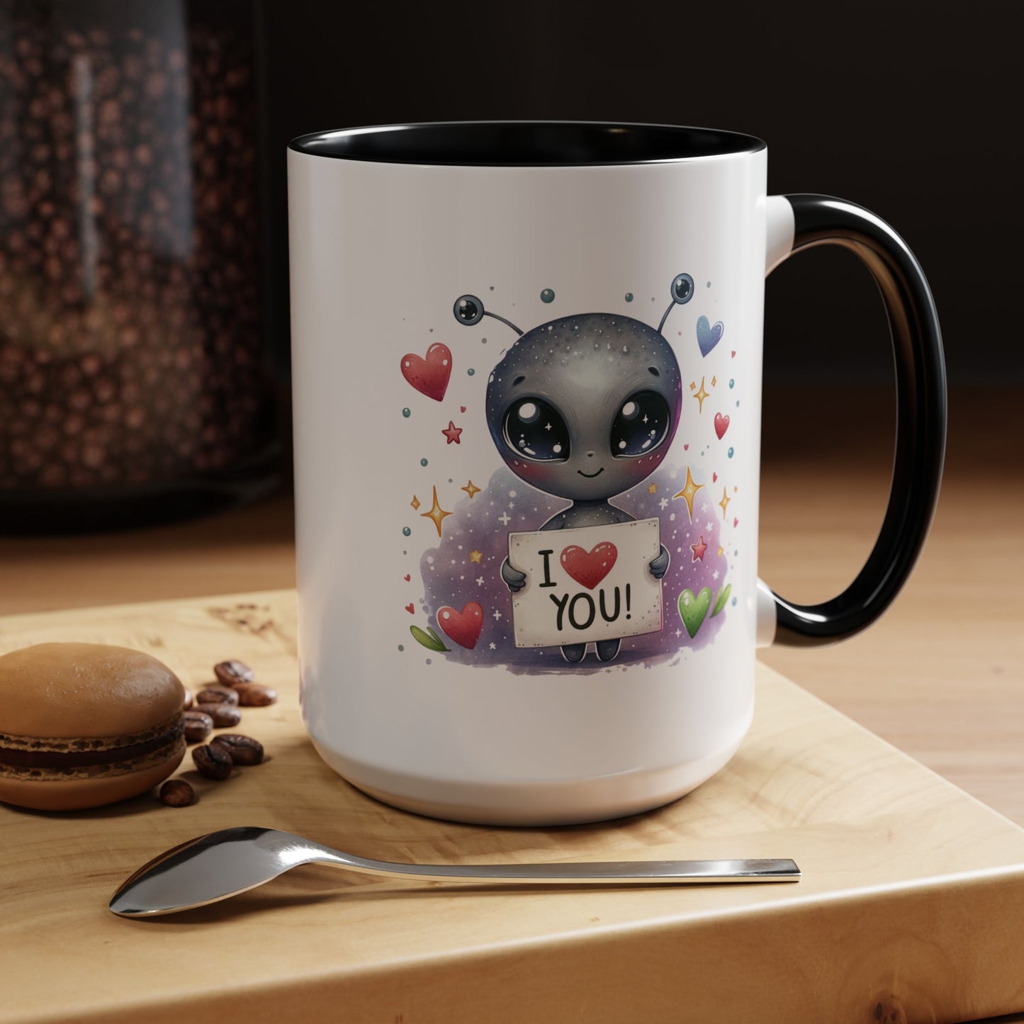 Valentine's Day Mug - I Love You Alien