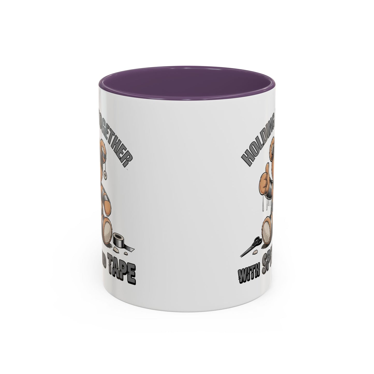 Humor Mug - Holding It Together With Spite & Tape