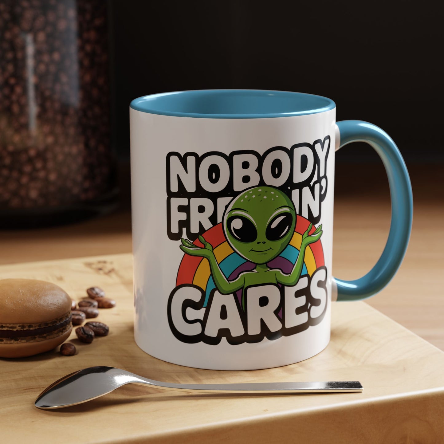 Alien Mug - Nobody Freakin Cares