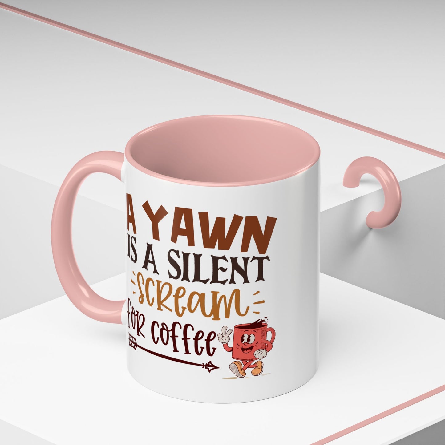 Humor Mug - A Yawn is a Silent Scream