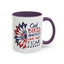 4th of July Mug - God Bless America Sunflower