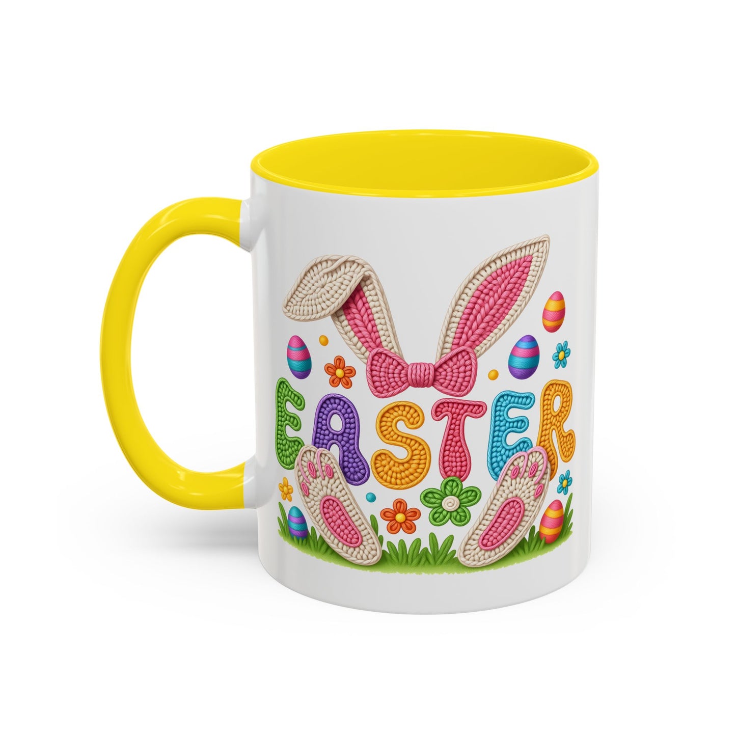 Easter Mug - Yarn Easter Bunny