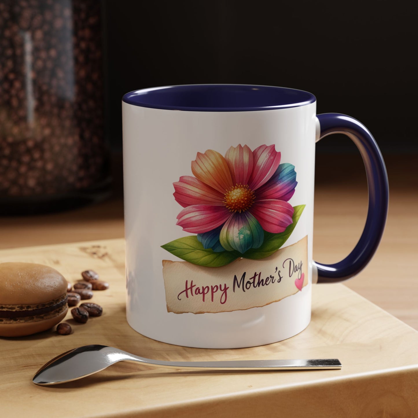 Mother's Day Mug - Happy Mother's Day Flower