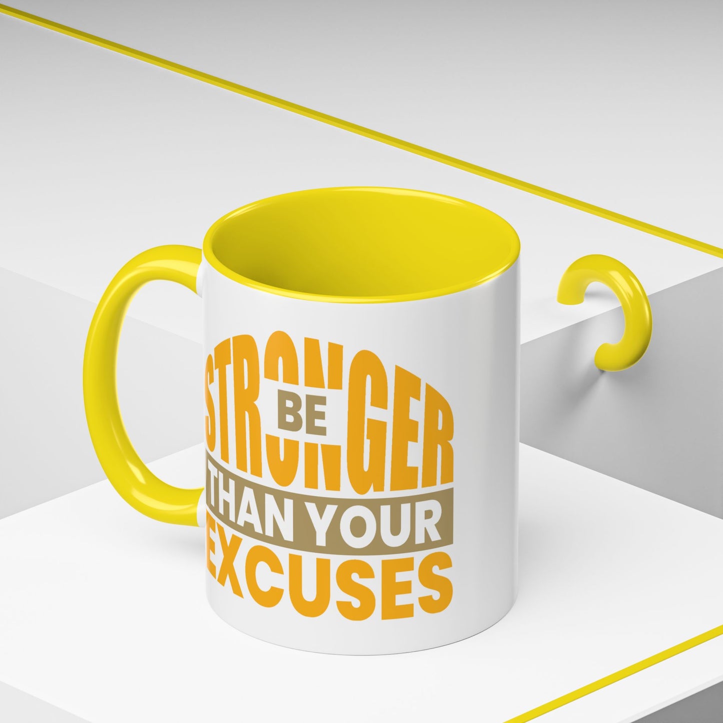 Motivation Mug - Be Stronger Than Your Excuses
