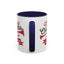 Christmas Mug - Red & Green Text Trumpet