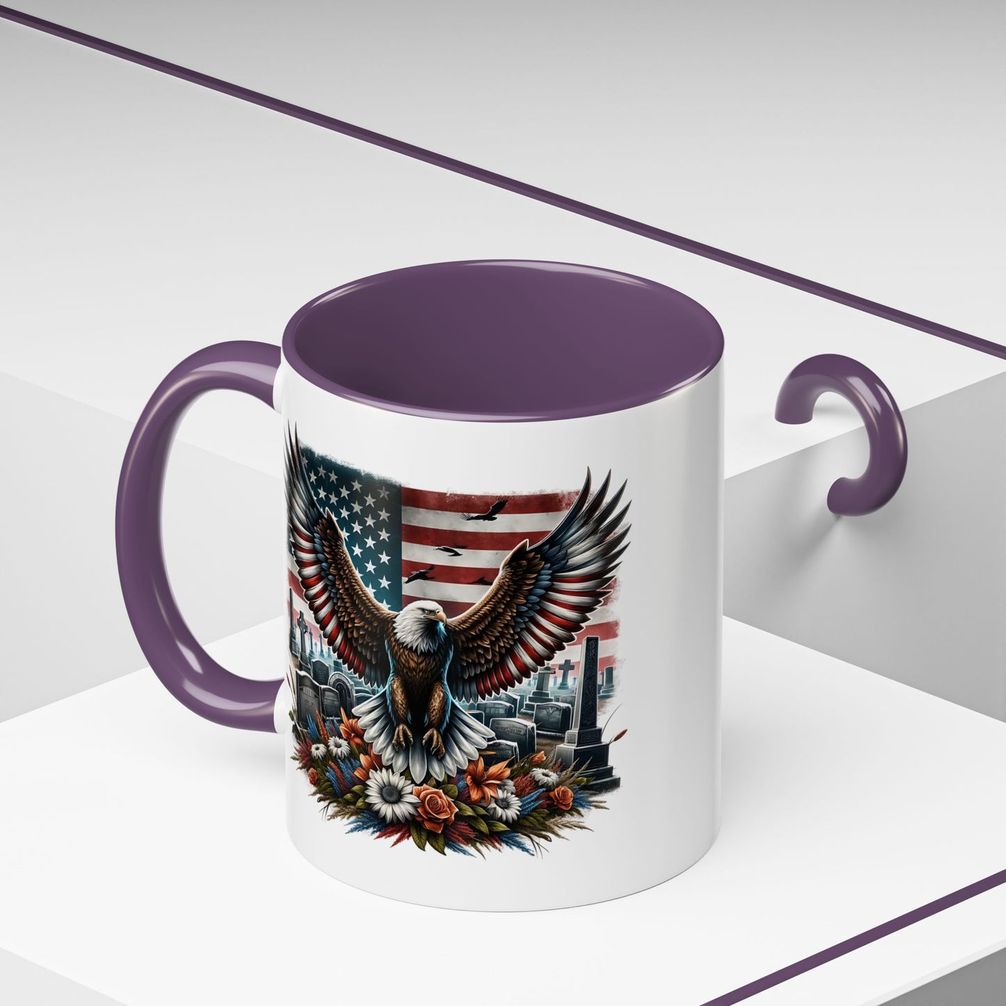 4th of July Mug - American Bald Eagle Memorial
