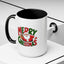 Christmas Mug - Green & Red Text Santa Presents