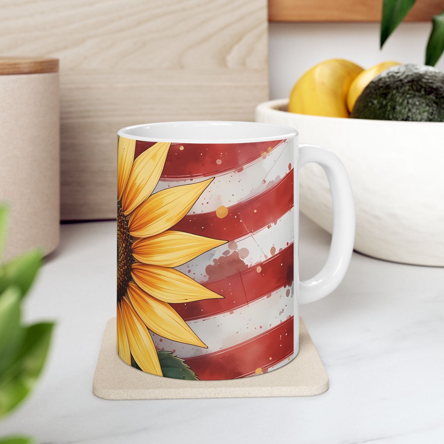 Artistic Mug - American Sunflower