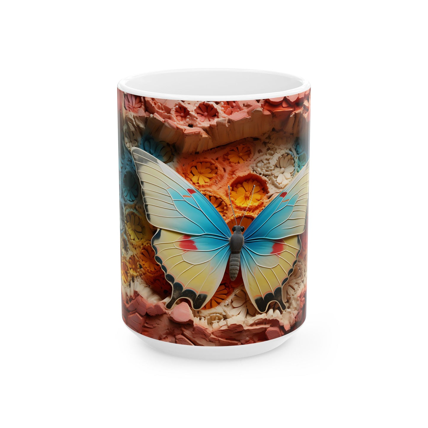 Artistic Mug - Colorful Butterfly 1