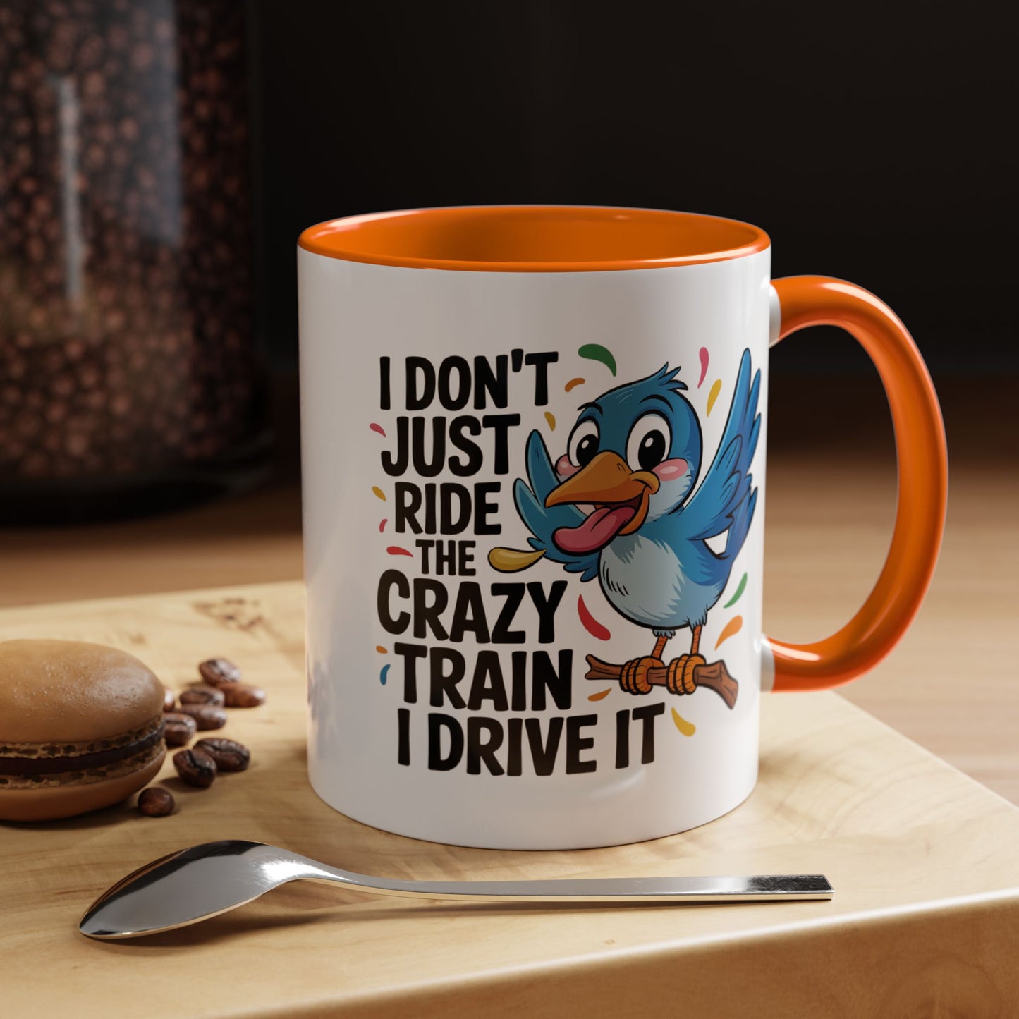 Humor Mug - I Don't Just Ride on the Crazy Train