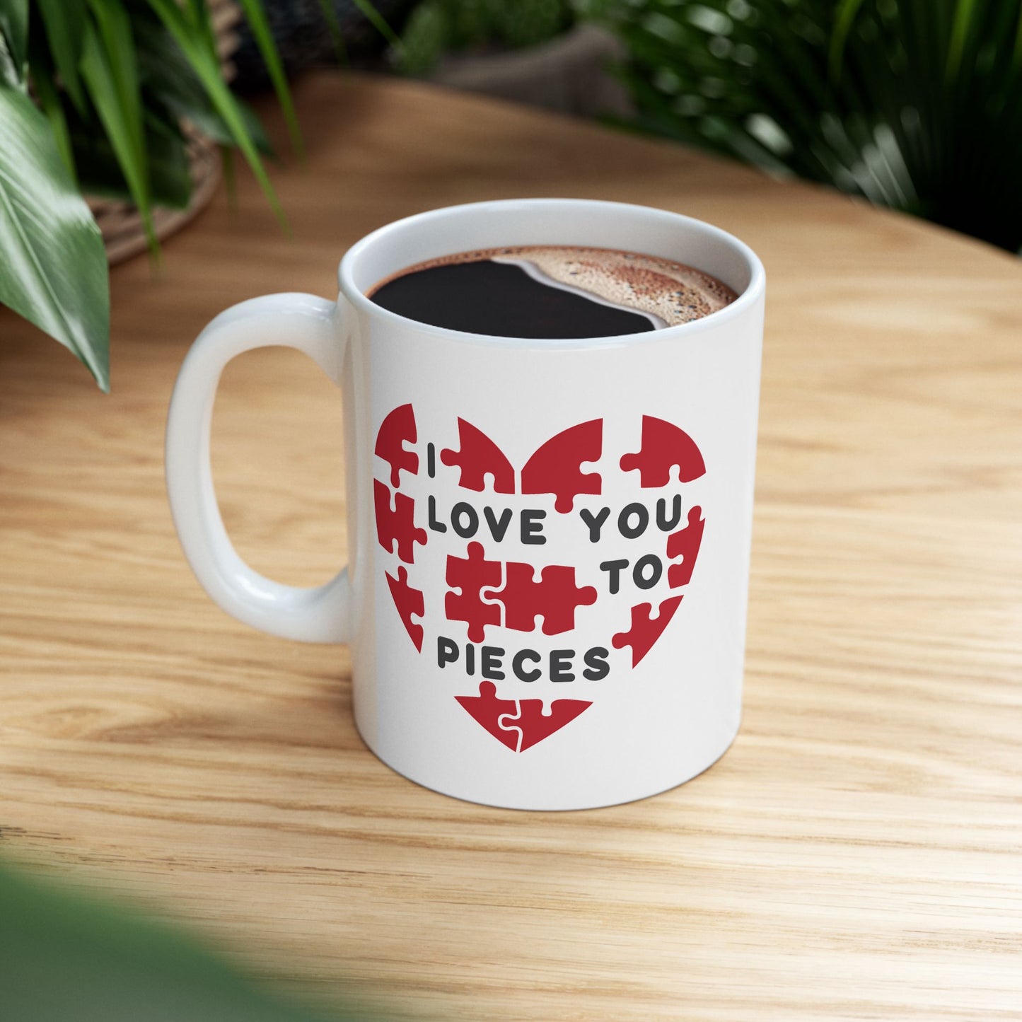 Anniversary Mug - I love You to Pieces Puzzle
