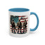 4th of July Mug - Soldiers American Flag