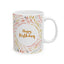 Birthday Mug - Happy Birthday Floral Circle