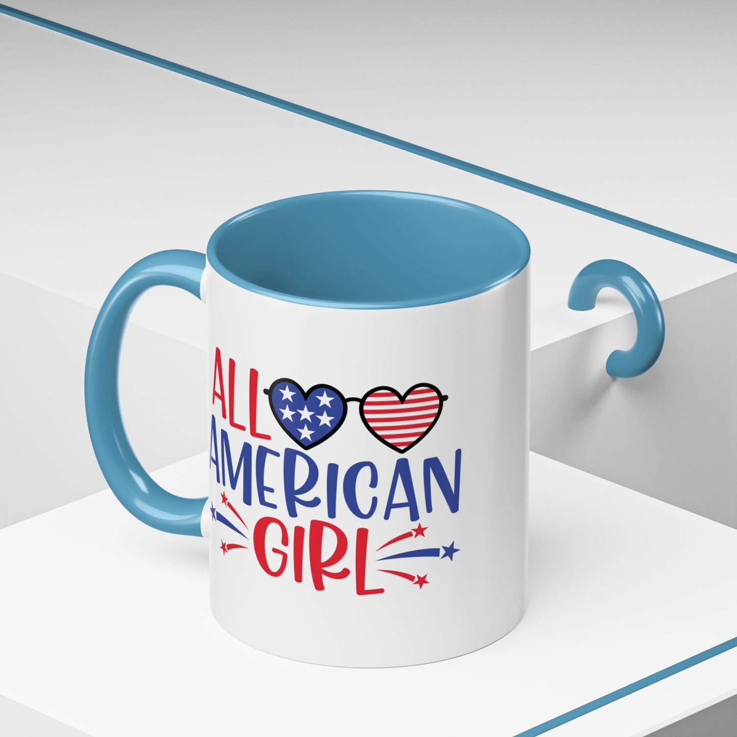 4th of July Mug - All American Girl