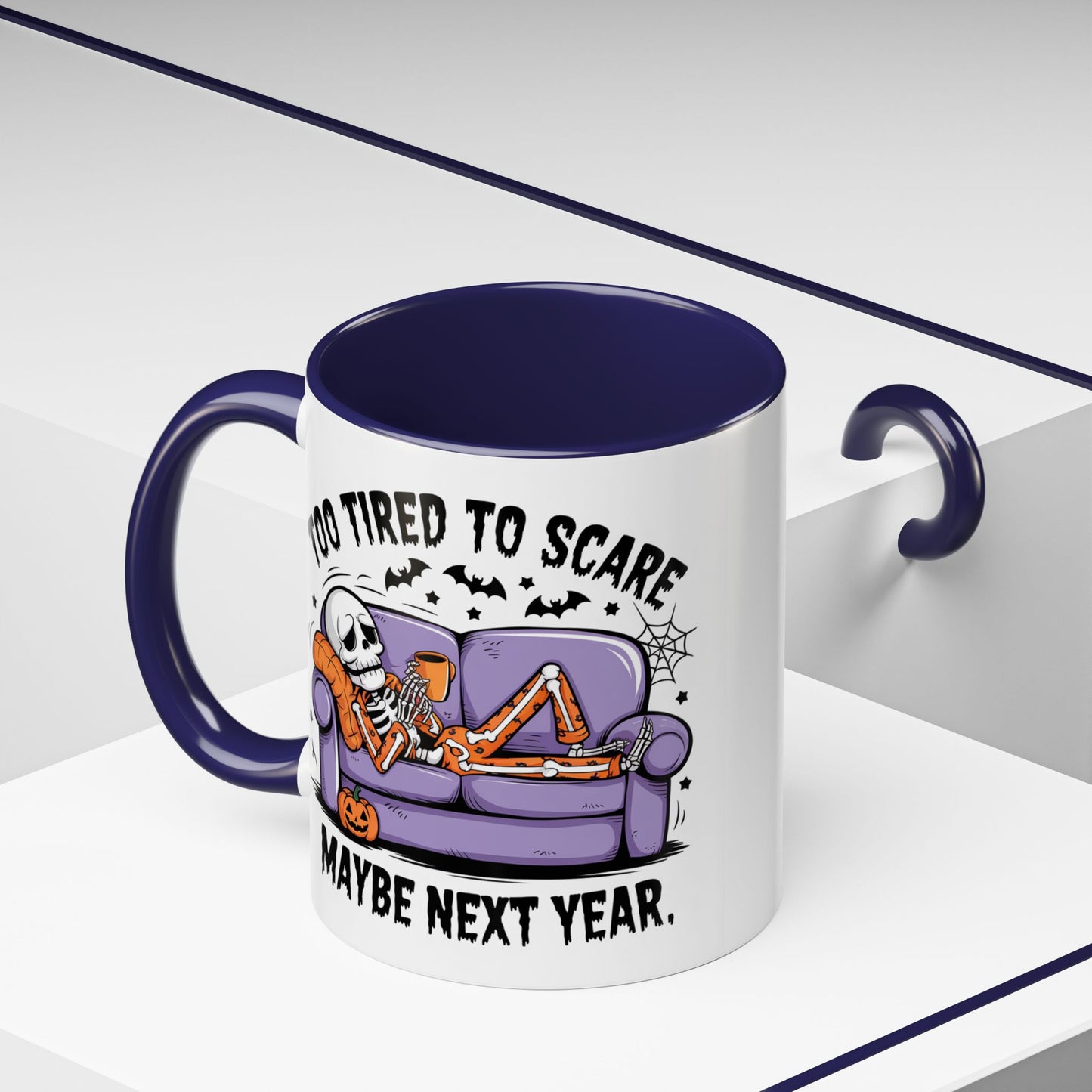 Halloween Mug - Too Tired To Scare