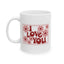 Valentine's Day Mug - I Love You Card