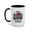 Father's Day Mug - Best Dad Ever Basketball