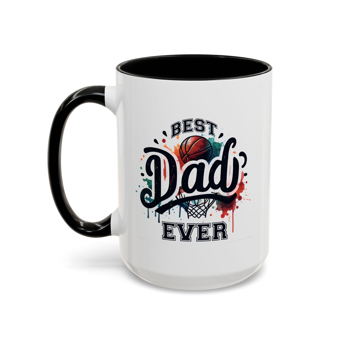 Father's Day Mug - Best Dad Ever Basketball