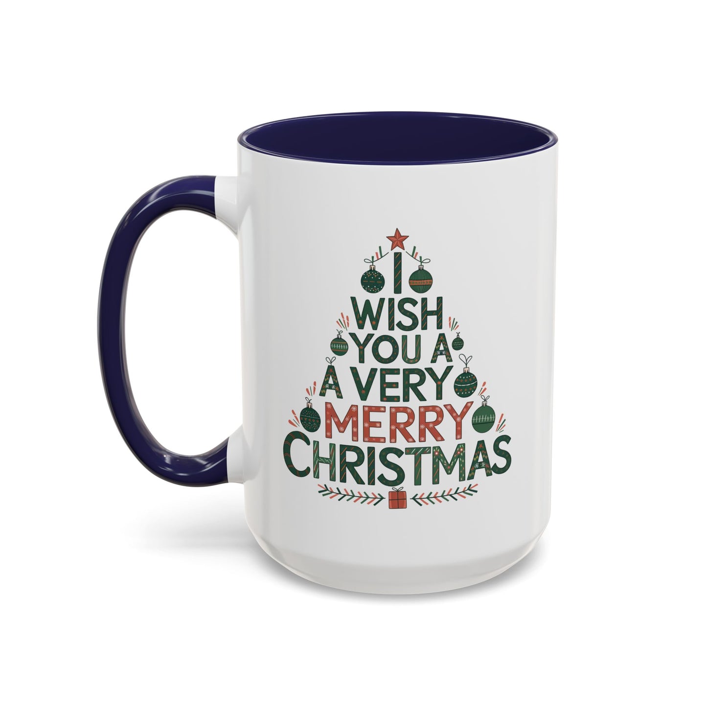 Christmas Mug - I Wish You a Merry Christmas Tree