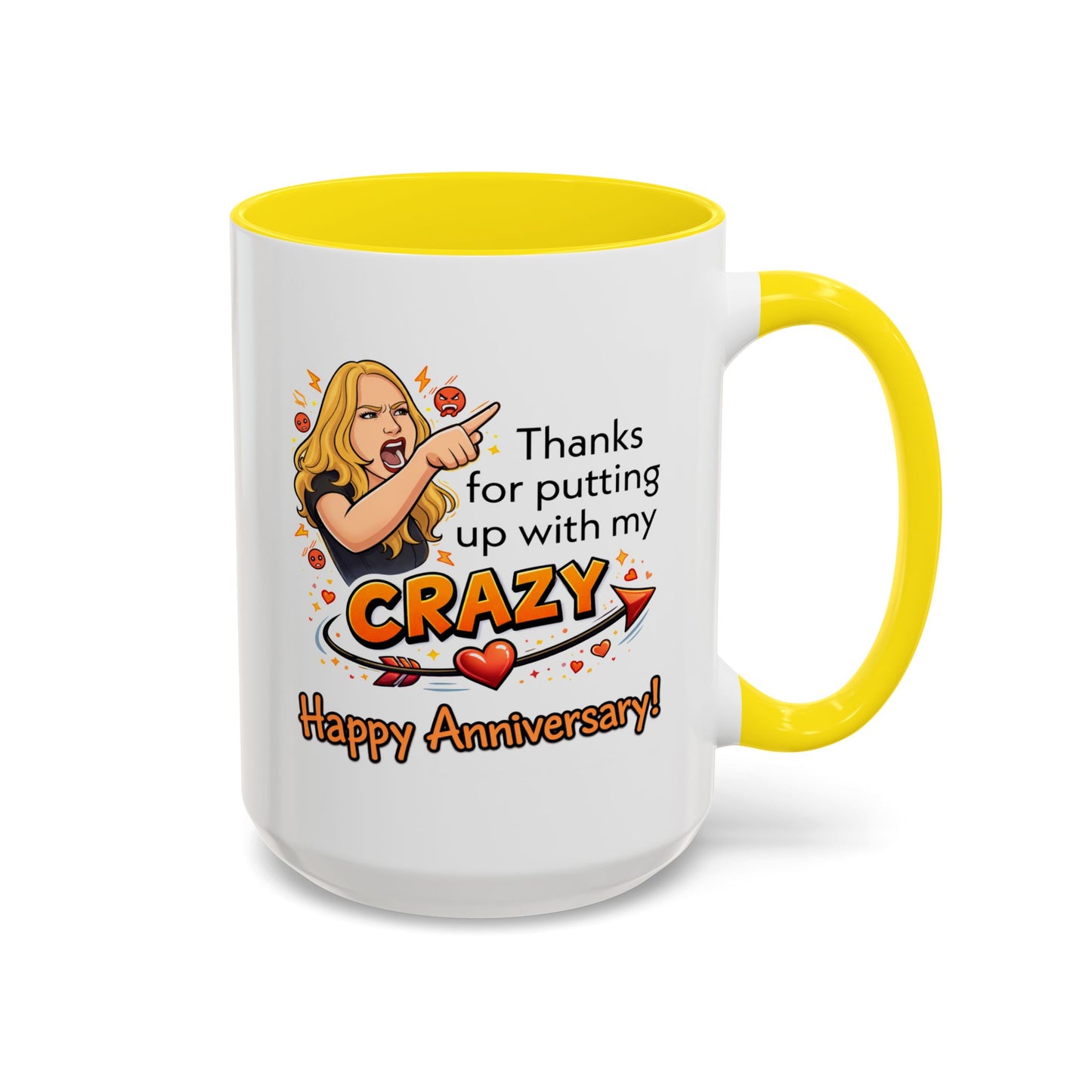 Anniversary Mug - Thanks For Putting Up