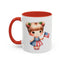 4th of July - American Girl Flag