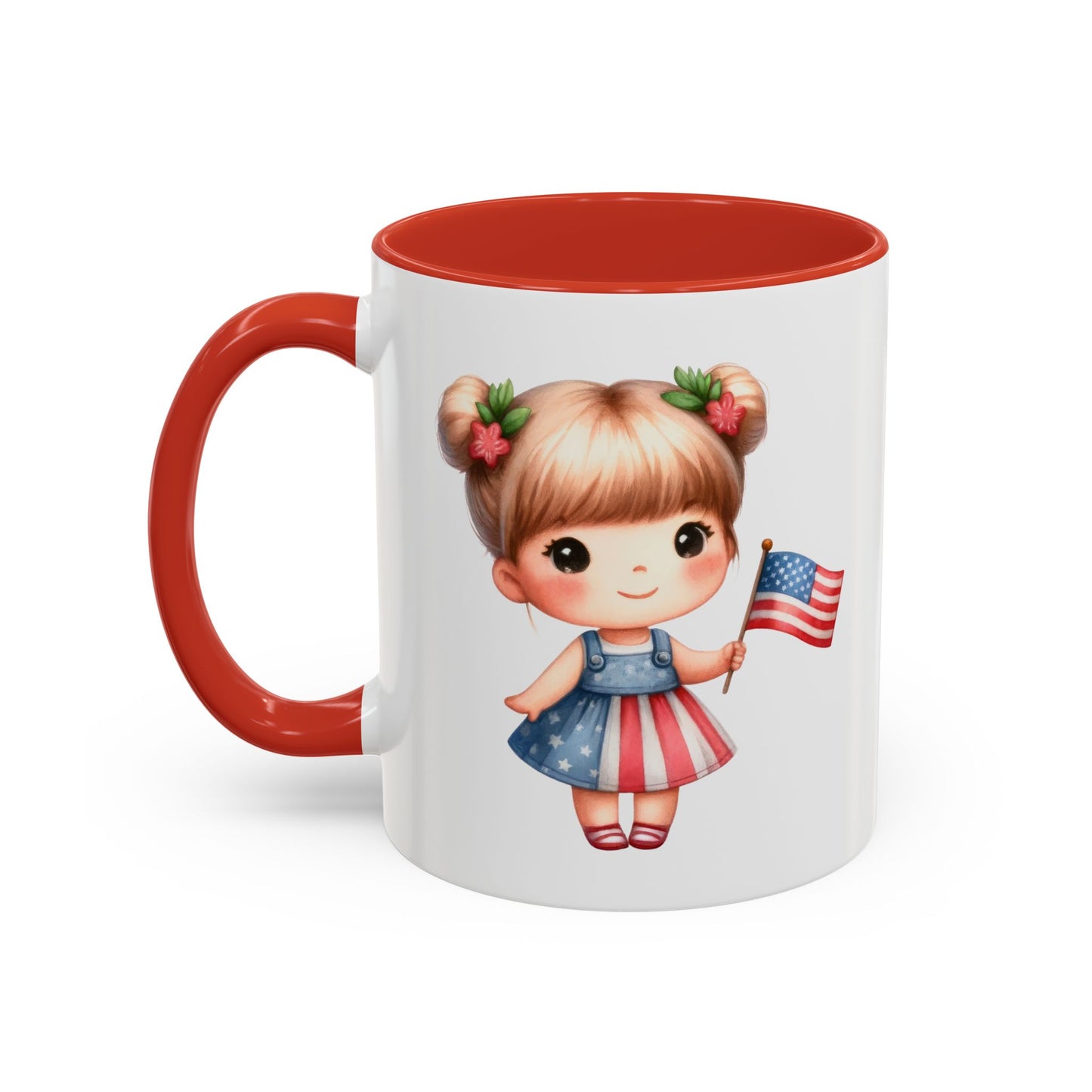 4th of July - American Girl Flag