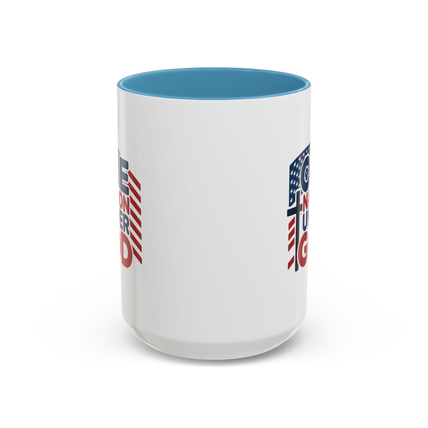 Religious Mug - One Nation Flag Cross