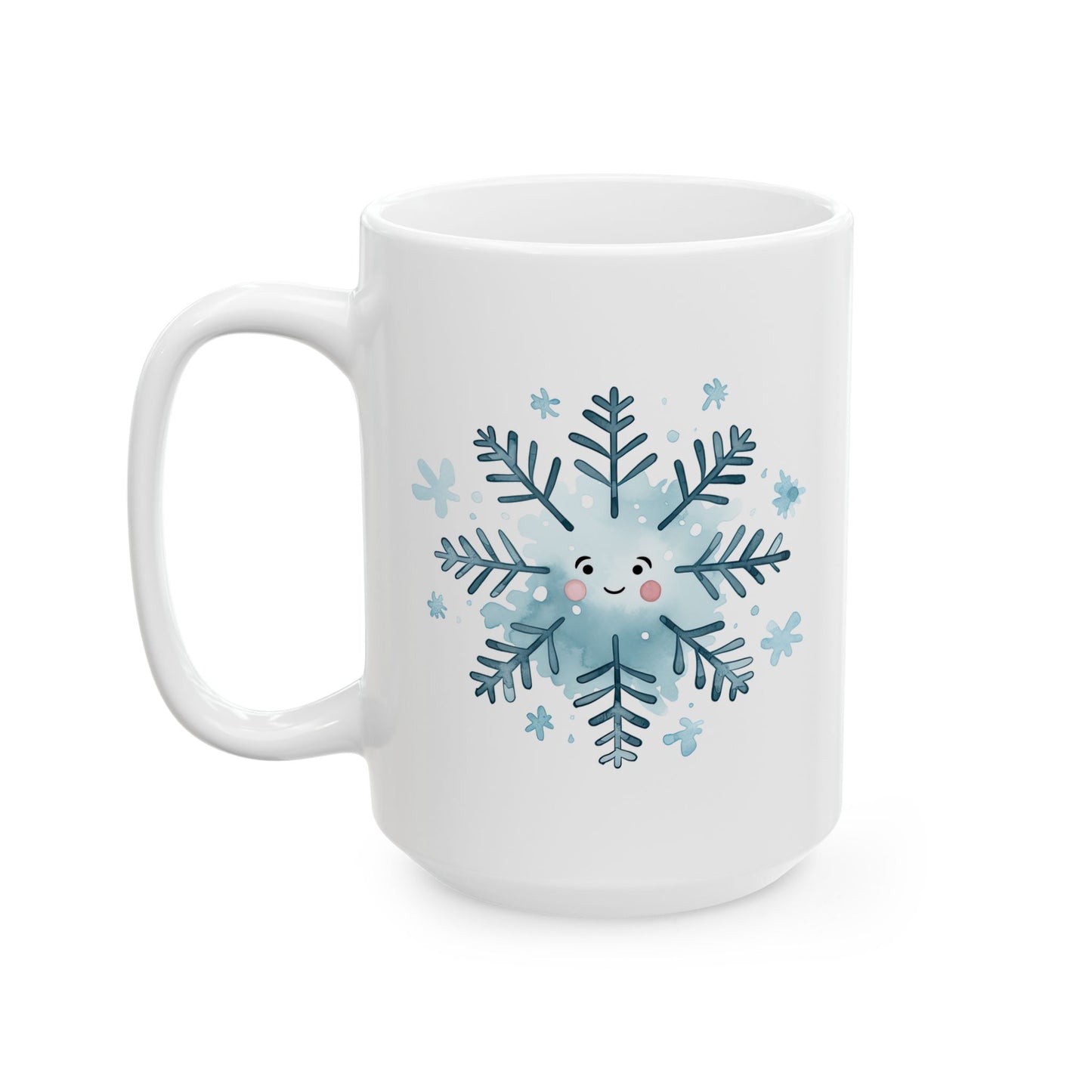 Christmas Mug - Smiley Snowflake