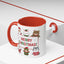Christmas Mug - Merry Christmas Red & Green Text Santa Cute Animals