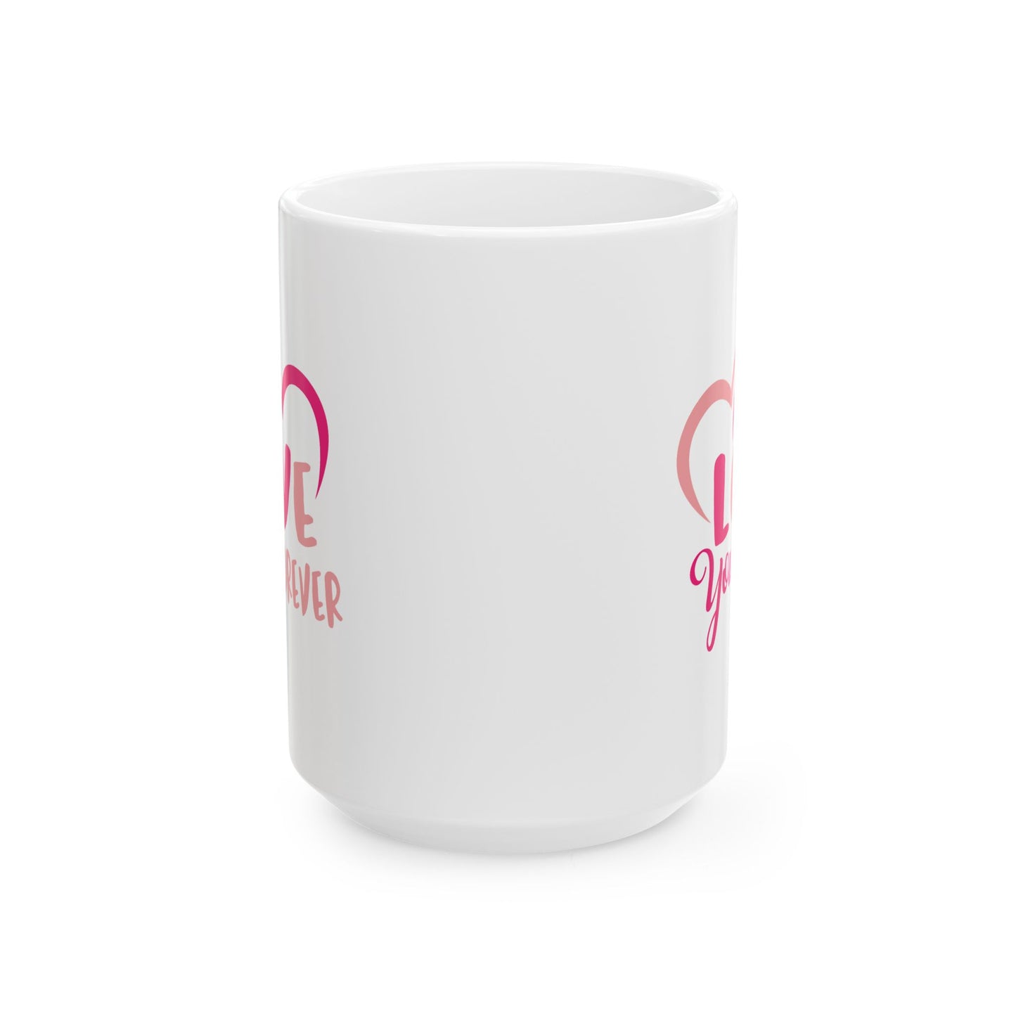 Anniversary Mug - Love You Forever Hearts