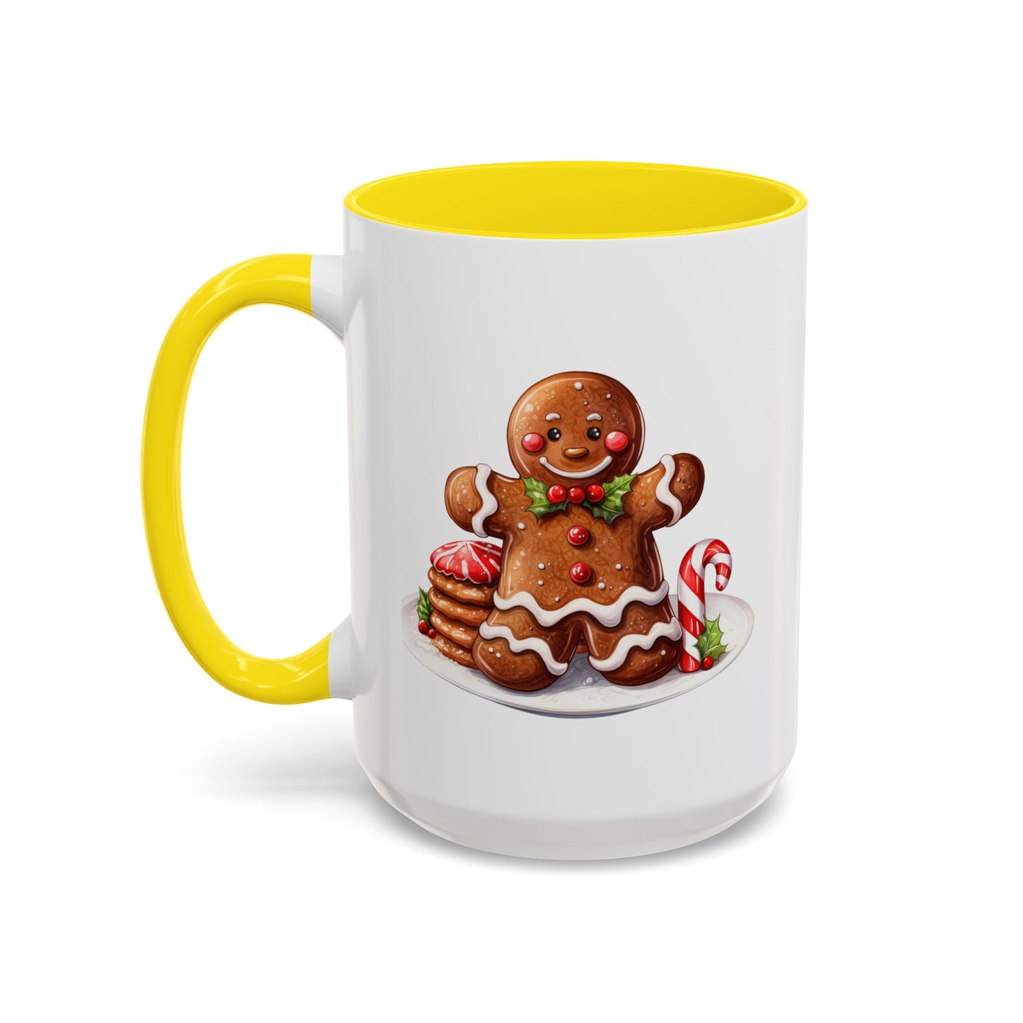 Christmas Mug - Gingerbread Man Cookies and Candy