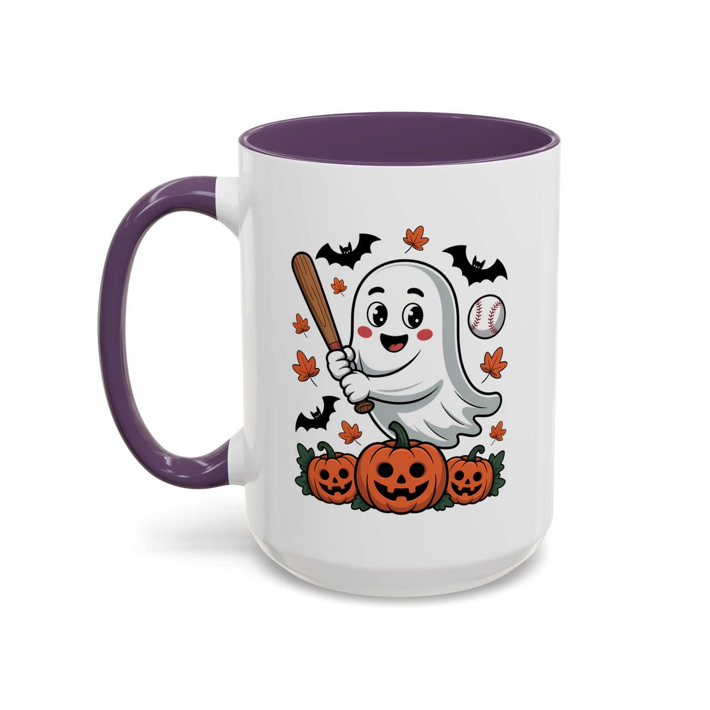 Halloween Mug - Ghost With Baseball Bat