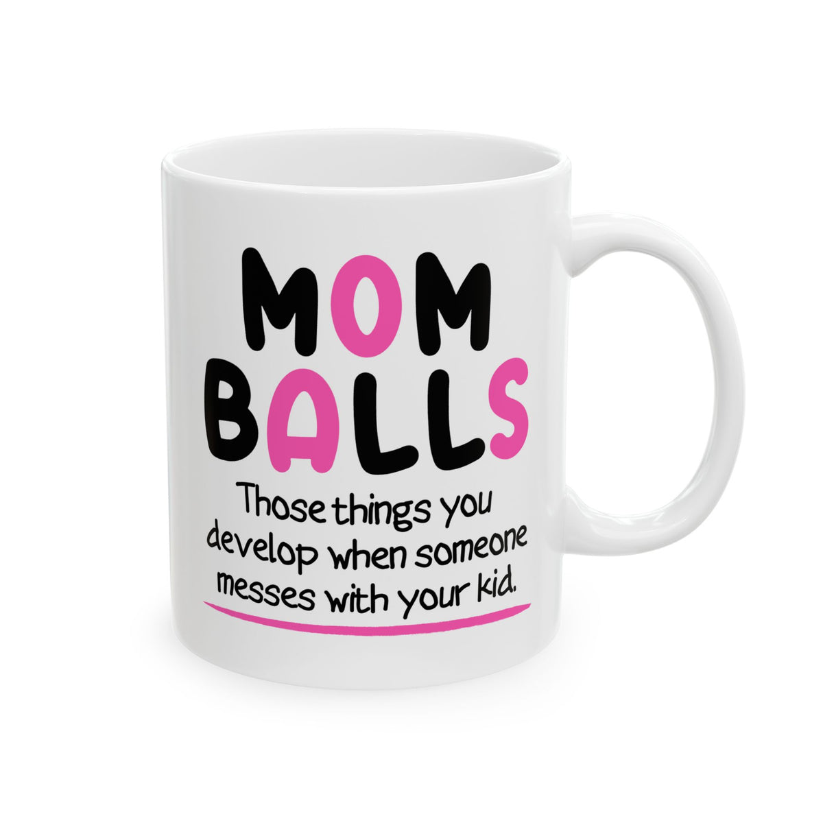 Humor Mug - Mom Balls Those Things You Develop