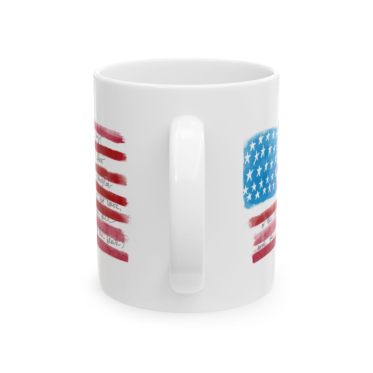 4th of July Mug - USA Flag