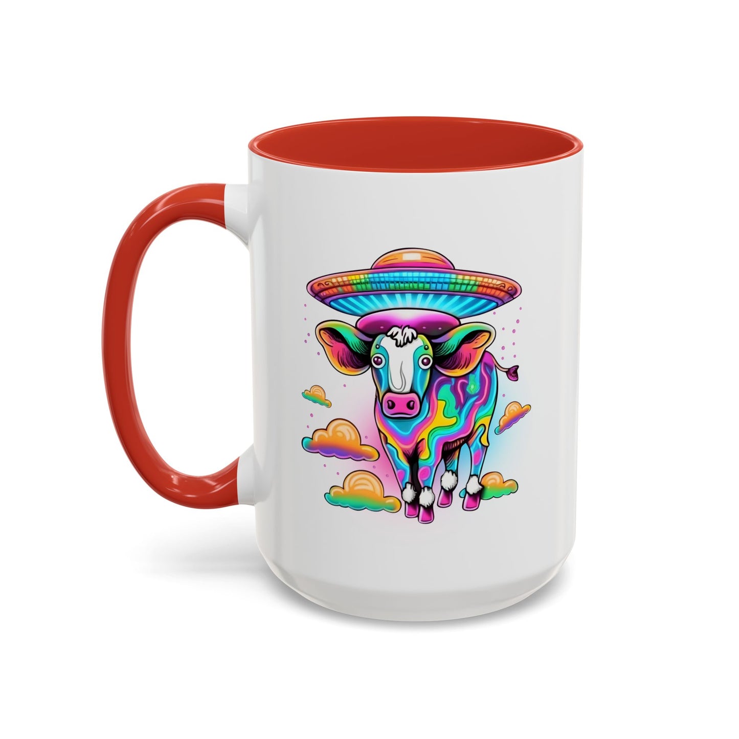 Alien Mug - Multicoloured Cow