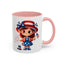 4th of July - American Girl Flag