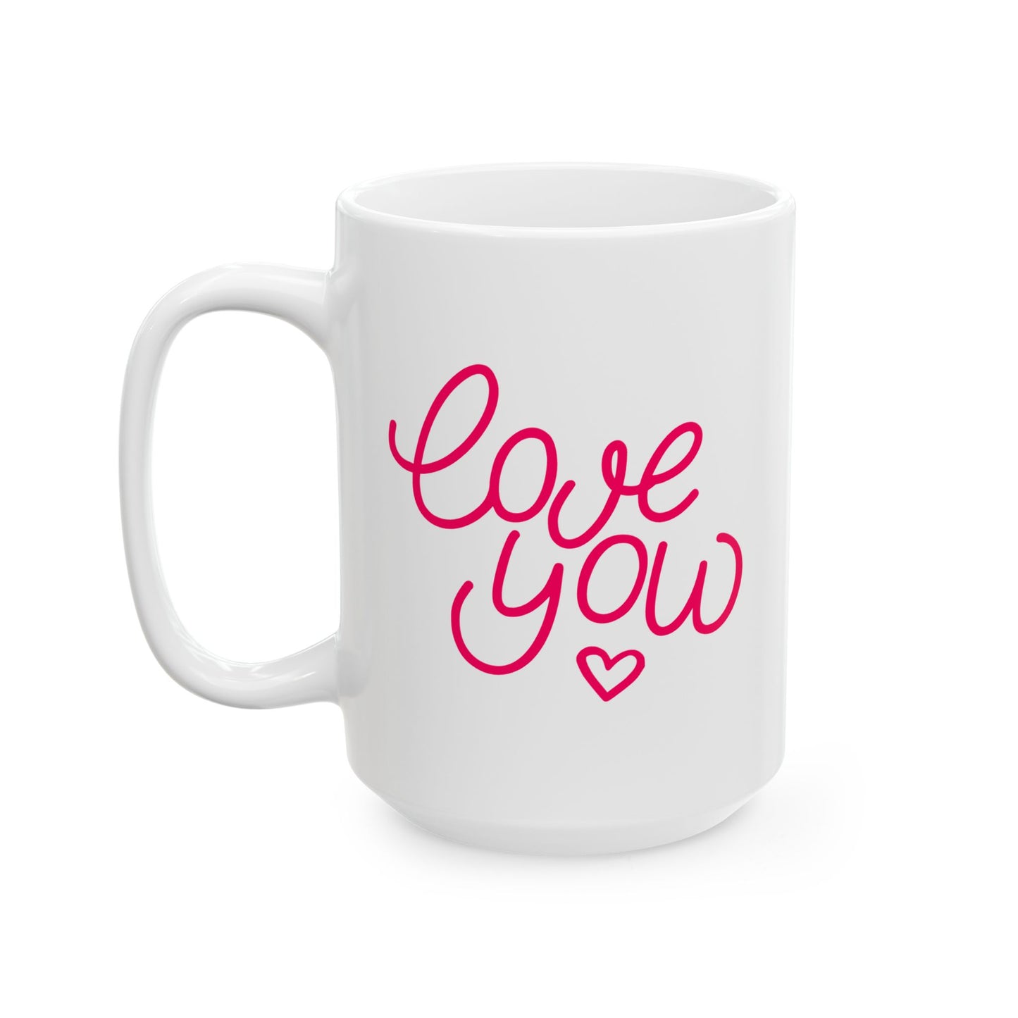 Anniversary Mug - Love You Hand Lettering